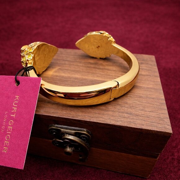 Kurt Geiger London Eagle Bangle Bracelet – Crystal Statement Bracelet - Picture 5 of 12